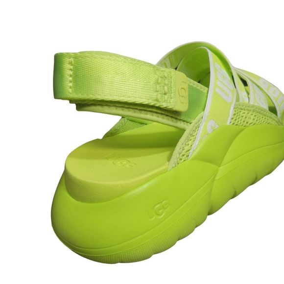 UGG Women La Cloud Sandals 1110090 Lime Volt Green - Picture 11 of 11